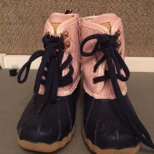 Little Girls Tommy Hilfiger Duck Rain Boots Sz 1